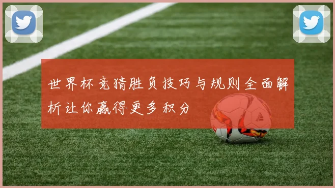 世界杯竞猜胜负技巧与规则全面解析让你赢得更多积分